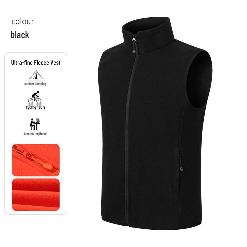 DJI Custom Logo Polar Fleece Vest - Winter Corporate Team Workwear Vest