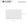 FLEOR X 17 Inch Blank Guitar Bass Pickguard Sheet DIY Guitar Pickguard Backplate Scratch Plate Material 1 Ply Cream 11.4