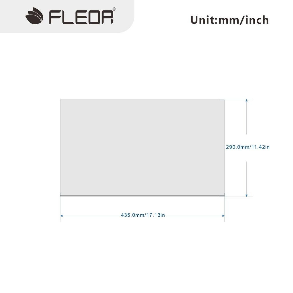 FLEOR X 17 Inch Blank Guitar Bass Pickguard Sheet DIY Guitar Pickguard Backplate Scratch Plate Material 1 Ply Cream 11.4