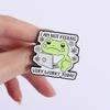 Not Very Worky Enamel Pins I Poop On Company Time Brooches Lapel Badges Cartoon Froggy Work Meme Jewelry Gift for Friends