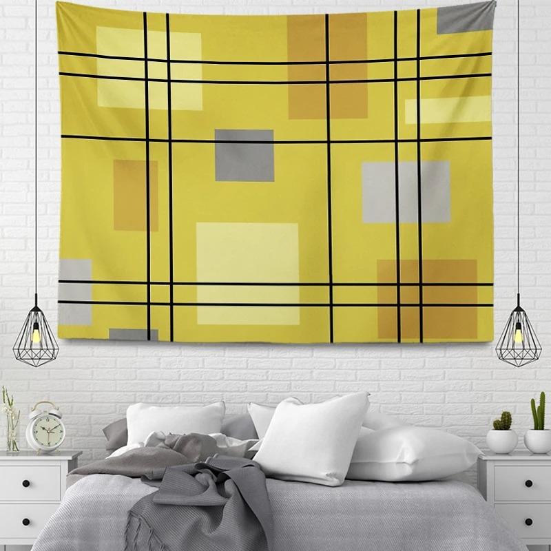 Office Living Room Tapestry Simple Geometric Decorative Hanging Cloth Home Wall Decoration Tapestry