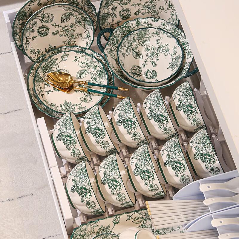 Kangmo Rose Manor Licht Luxe Emaille Stoofschotel Set
