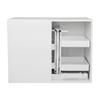 Magic Cargo Kitchen Cabinet Basket Universal White Sliding mm Magic Cargo Kitchen Cabinet Basket Universal White Sliding 900mm