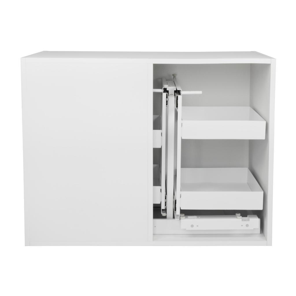 Magic Cargo Kitchen Cabinet Basket Universal White Sliding mm Magic Cargo Kitchen Cabinet Basket Universal White Sliding 900mm