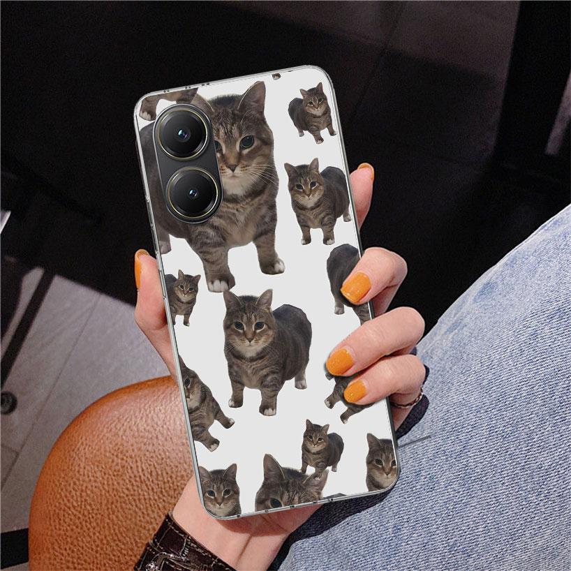 

Crying Cat Memes Phone Case For Xiaomi Poco X7 X6 X5 Pro F7 Ultra Redmi 15C 15 13C 13 12C 12 10 10A 10C 9 9A 9C 9T Cover Poco X7 Xiaomi Poco F7 Ultra
