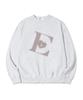 ESCAPEFROM Big Smudge Logo Print Sweatshirt White Melange