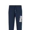 Emporio Armani EA7 Letter Logo Print Drawstring Knit Sports Pants Men bottoms Navy-Blue 3RPP65-PJ05Z-1554