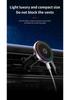 Adjustable LED Magnetic Wireless Car Charger for iPhone 15 Holder