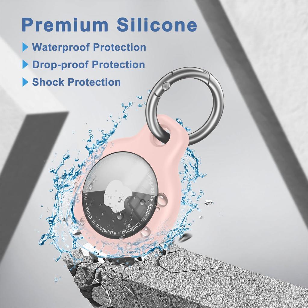 Waterproof Keychain Full Convenient To Prevents Keychain Does Not Interfere with Traffic Attaches To Car Pink Case, Protection, Carry, Loss, Lights,