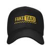 Custom Fake Taxi Driver Baseball Cap for Unisex Women Adjustable Dad Hat Outdoor