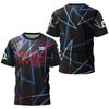 2025 summer new men's short-sleeved badminton T-shirt table tennis club shirt fast dry summer