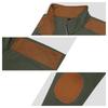 Men's Vintage Corduroy Casual Jacket - Stand Collar Zippered Colorblock Loose-Fit Baseball Jacket