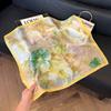New 71 * 71cm Korean version small square scarf women's silk scarf spring and summer thin sunscreen scarf neck protection tied bag headband scarf