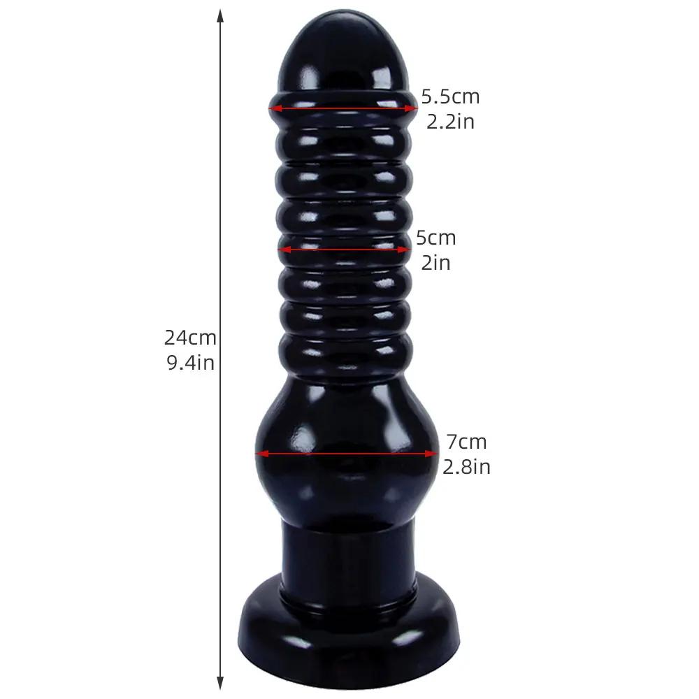 Nadměrný anální kolík, dildo, stimulace análního otvoru a vagíny, dlouhý anální kolík, masturbátor, měkký penis, anální dilatátor, sexuální hračky pro ženy a muže