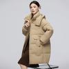 Long Women Cotton Coat Winter Korean Fashion Warm Thick Padded Jacket Loose Fit Versatile Outwear Stylish