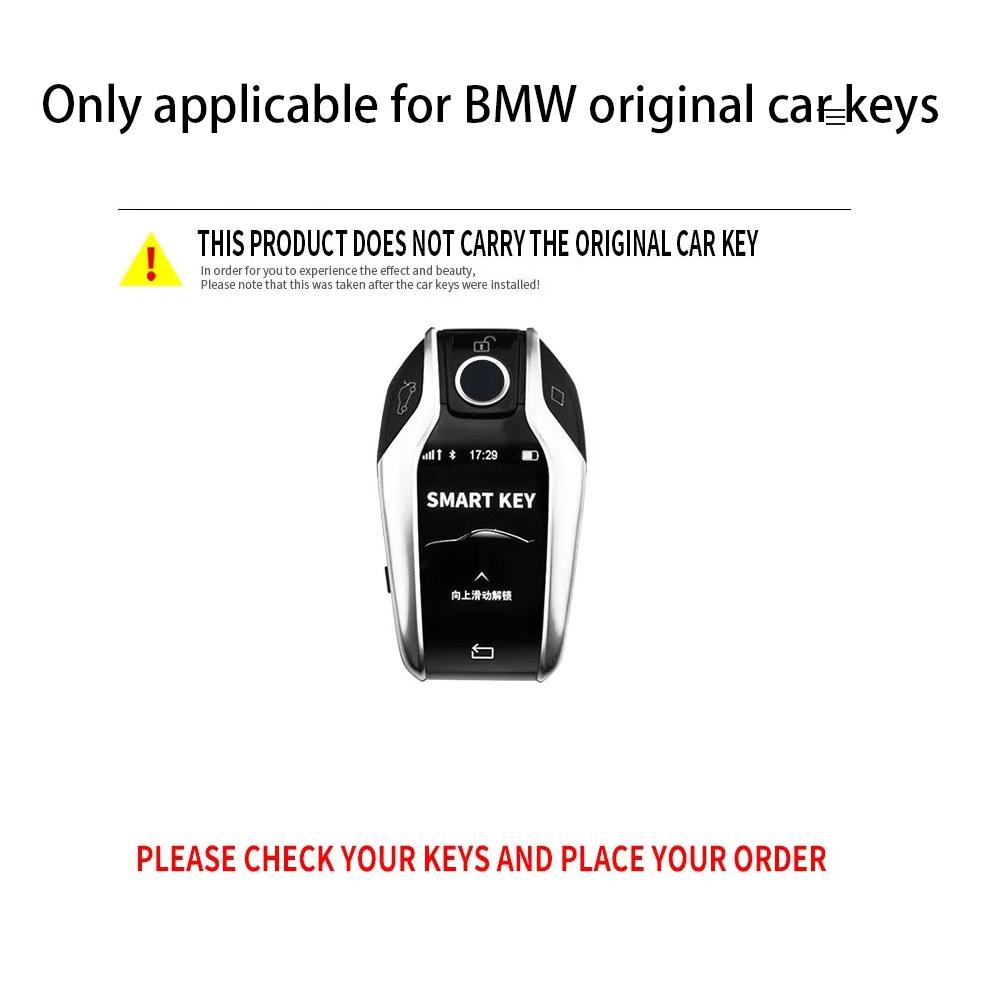 Kohlefaser ABS Autoschlüsselhülle Abdeckung für BMW 5 7er X3 X4 X5 X7 G30 G31 G11 G12 G01 GT G32 I8 Geschützte Schale Handsender Zubehör