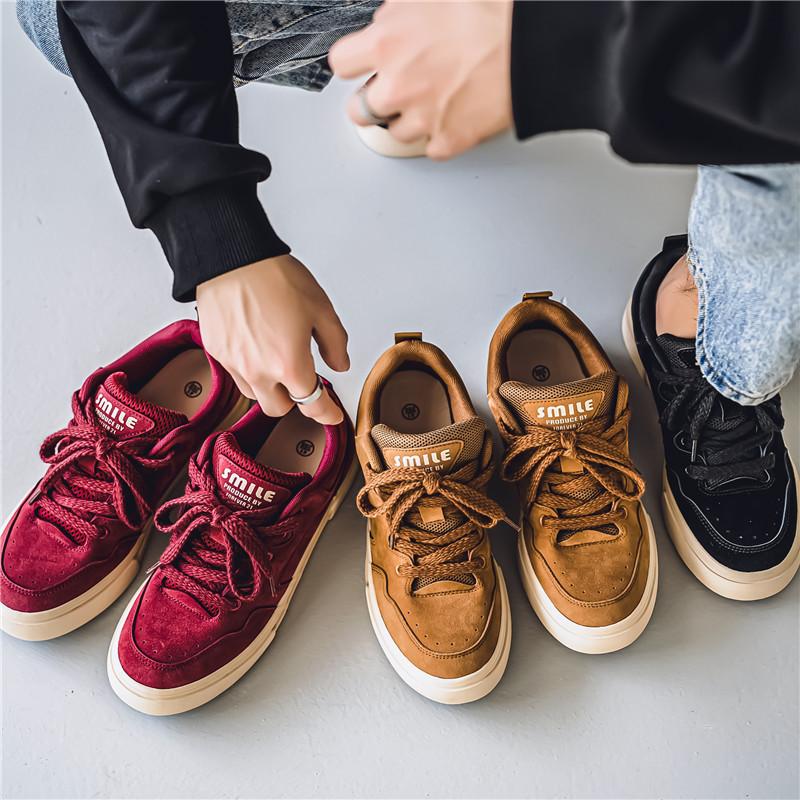 New niche low-top canvas shoes boys' sports and leisure men's shoes versatile board shoes 7993