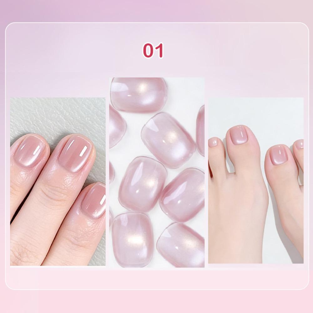 Multifunctional Nail Art Gel Pen 7 in1 Gel Nail Polish Pen New Cat Eye Nail Pen  Toenail Art 01
