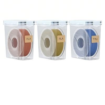 3D Printing Material Storage Box With Secure Lid For ABS Material Rolls To Stop Moisture And Dust
