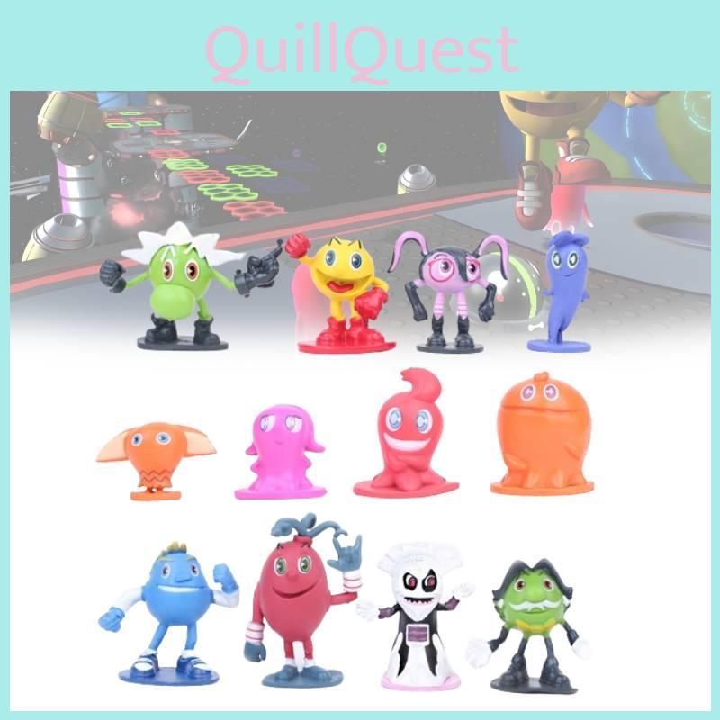 Adorable Pac-man And The Ghostly Adventures Pvc Figurines Set For Collectors
