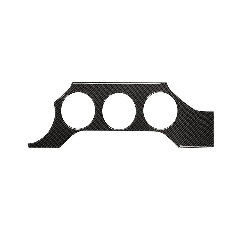 Para Ford Mustang GT 2015-2021 Accesorios Fibra de Carbono Interior Panel del Tablero del Coche Cubierta Adhesivo Decorativo Marco de Decoración
