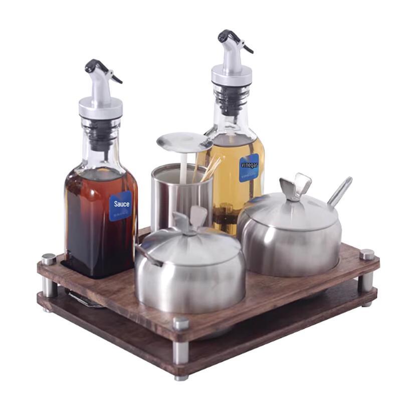 

Churong Stainless Steel Condiment Set