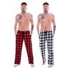 Keanu Men's Buffalo Check Lounge Pants (Pack of 2)
