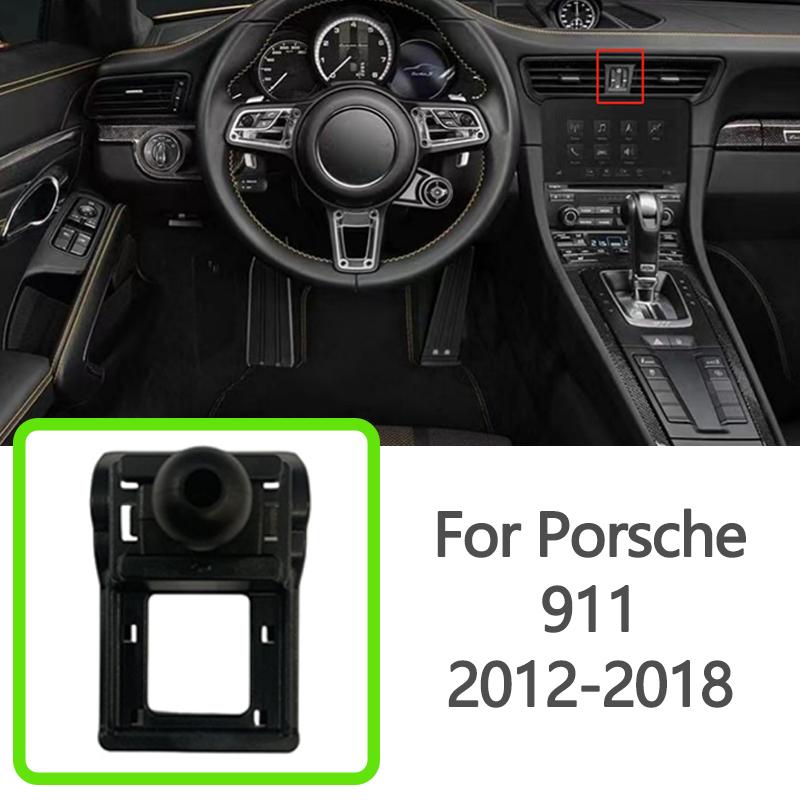 Special Car Mobile Phone Holder Bracket Base Air Outlet Bracket Base For Porsche Cayenne Macan Paramera 911 718
