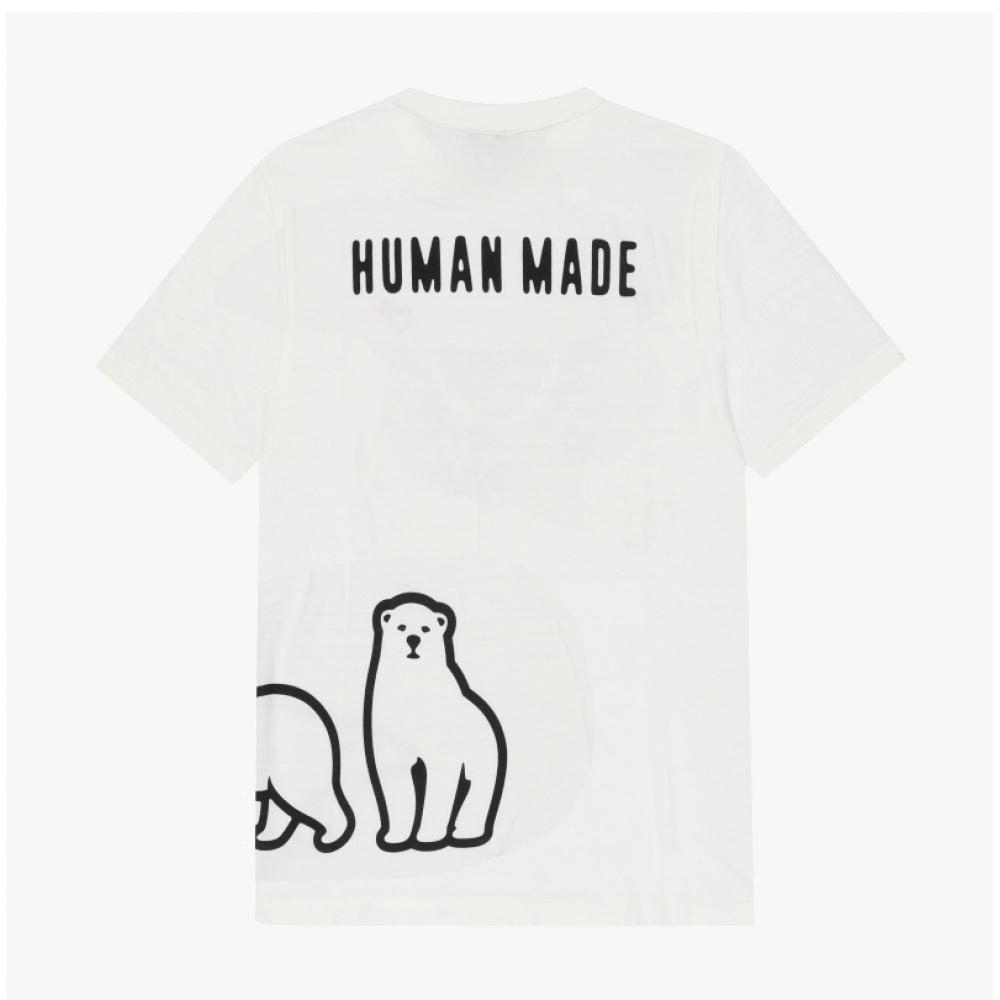 Humanmade Polar Bear Graphic Logo T shirT hm29Te004