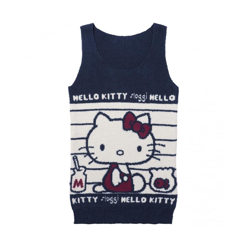 Triumph Sloggi G063 Hello Kitty Knit Top M023 Sizes (Navy) M-LL