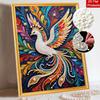 5D Pearl Kit Majestic Peacock Pattern DIY Gemstone Art Relaxing Handmade Ornament Home Wall Desktop Decoration for Beginners