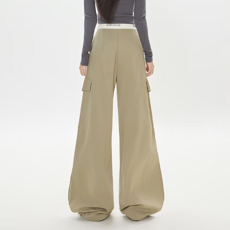 Women's High-Waist Drawstring Cargo Joggers