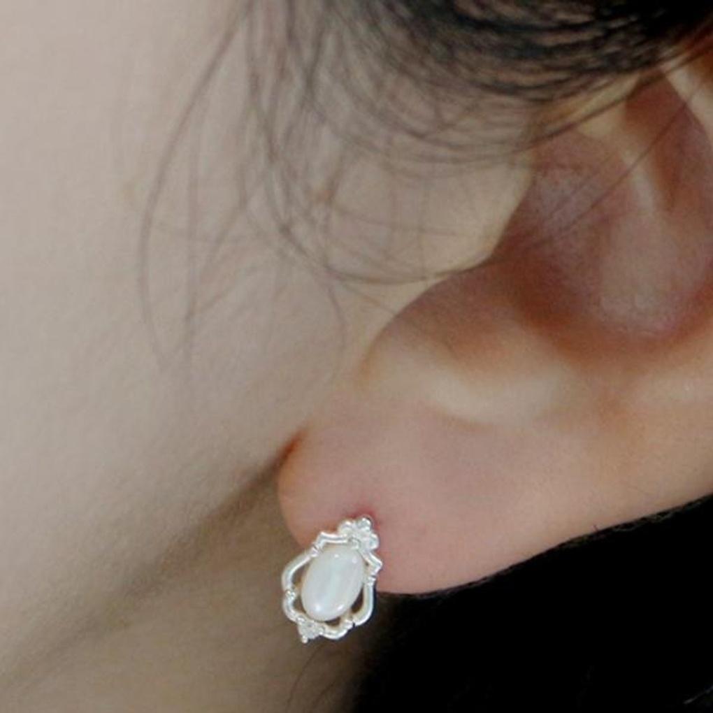 Women's Daily Accessory Sari Gemstone Earrings