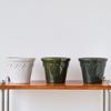 Embossed Roman-Style Glazed Flower Pot for Indoor/Outdoor Plants