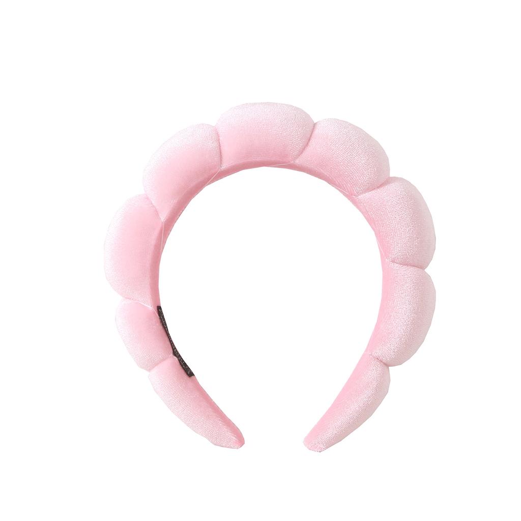 Sponge Headbands for Women Girls Puffy Hair Band Makeup Bubble Terry Cloth Co Spa Retro Hairband Women Hair Accessories Headwear