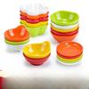 Melamine Round 3-Compartment Sauce Dishes (10-Pack)