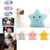 Soft And Fluffy Luminous Glowing Led Colorful Stars Cushion Plush Pillow Gift