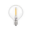 G40 Plastic Light Bulbs: Christmas Decoration, Round Balls, European & American Standard, 110-220V, Light String with 25 Spare Bulbs.
