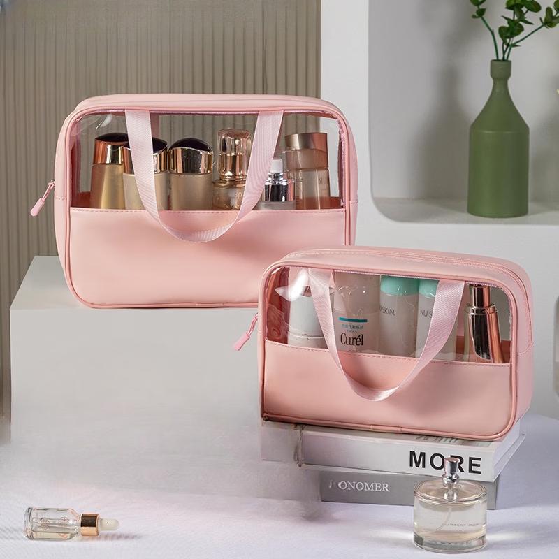 MDNG Travel Waterproof Transparent Wash Bag Set