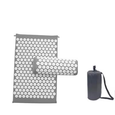 Acupressure Mat Sensi Massage Mat Pillow Set applicator for Neck Foot Yoga Mat with Needle Back Cushion