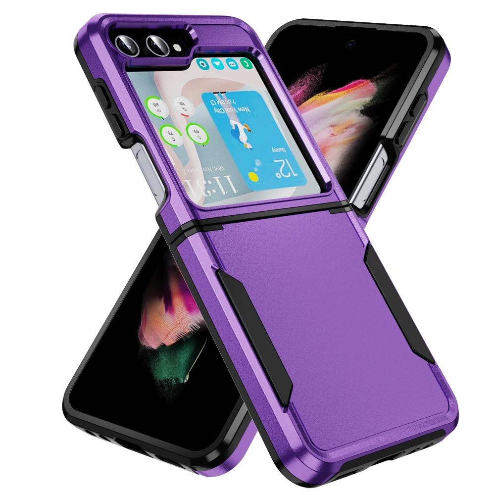 3 In 1 Hybrid Armor Shockproof Phone Case For Samsung Galaxy  Z Flip 6 Z Flip 4 5g Z Flip 5  Z Fold 4 5  Silicone Heavy Duty Protection Back Cover