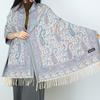 New jacquard fringed scarf travel wear cape women's outer shawl windproof warm scarf