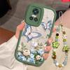 RealmeGTNeo3 Mobile Phone Case New Butterfly Rose All-inclusive Summer Internet Celebrity Silicone Anti-drop Soft Case