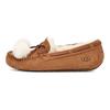 UGG Dakota Pom Pom Casual Slip-On Suede Flats Women Flats Chestnut 1124030-CHE