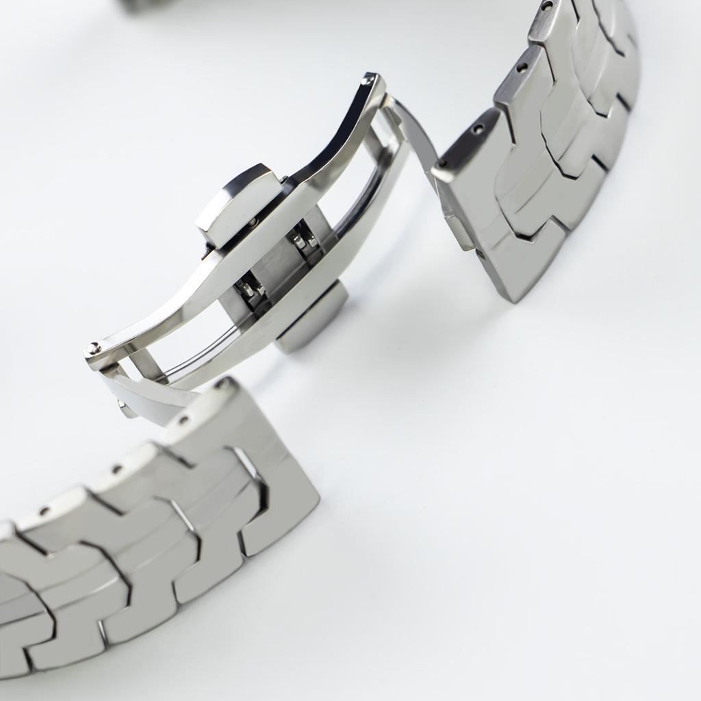 Steel Strap for Huami Amazfit T-rex 3/2 Trex Pro Metal Watch Band for Amazfit T-Rex Ultra T-Rex PRO3 48MM Butterfly Clasp Smartwatch Accessories