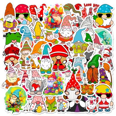 50 Cartoon Dwarf Stickers Christmas Dwarf Elf Dwarf Stickers