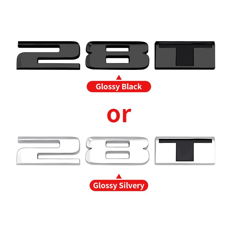 ABS Rear Tail Trunk Emblem Car Letter Logo Fender Side Stickers For Cadillac CT4 CT5 CT6 CTS XT4 XT5 XT6 XTS ATS AWD 25T 28T 40T