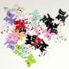 50 Stücke Gemischte Farbe Nette Katze Kätzchen 2 Löcher Holz Nähen Knöpfe Scrapbooking Dekor