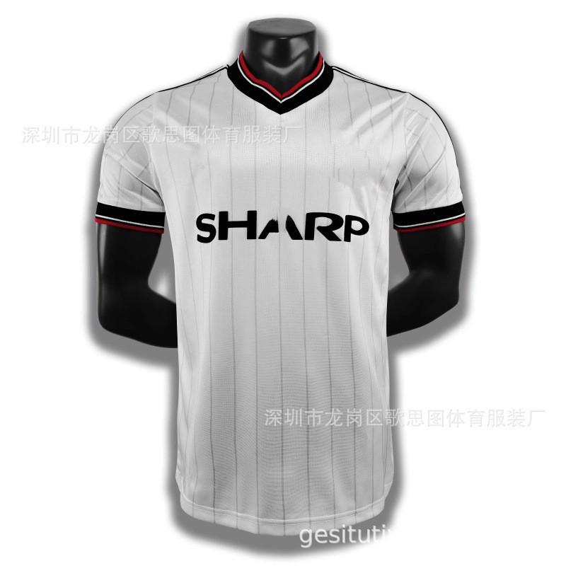Retro Football Jersey Men Vintage Soccer Shirt Sports Training Top