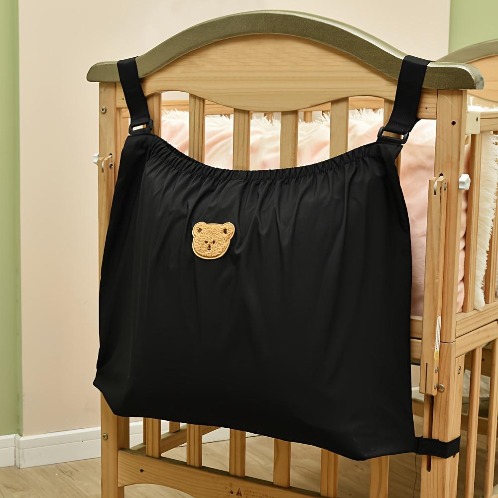 1pc Stroller Bag Lightweight Parent Bag with Bear Design - Large Capacity Storage Pouch for Strollers, Milk Bottles